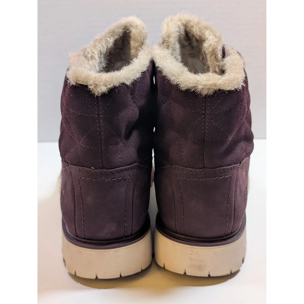 Helly‎ Hansen Vega Winter Boots Waterproof Suede Nubuck Leather Womens 8 Purple